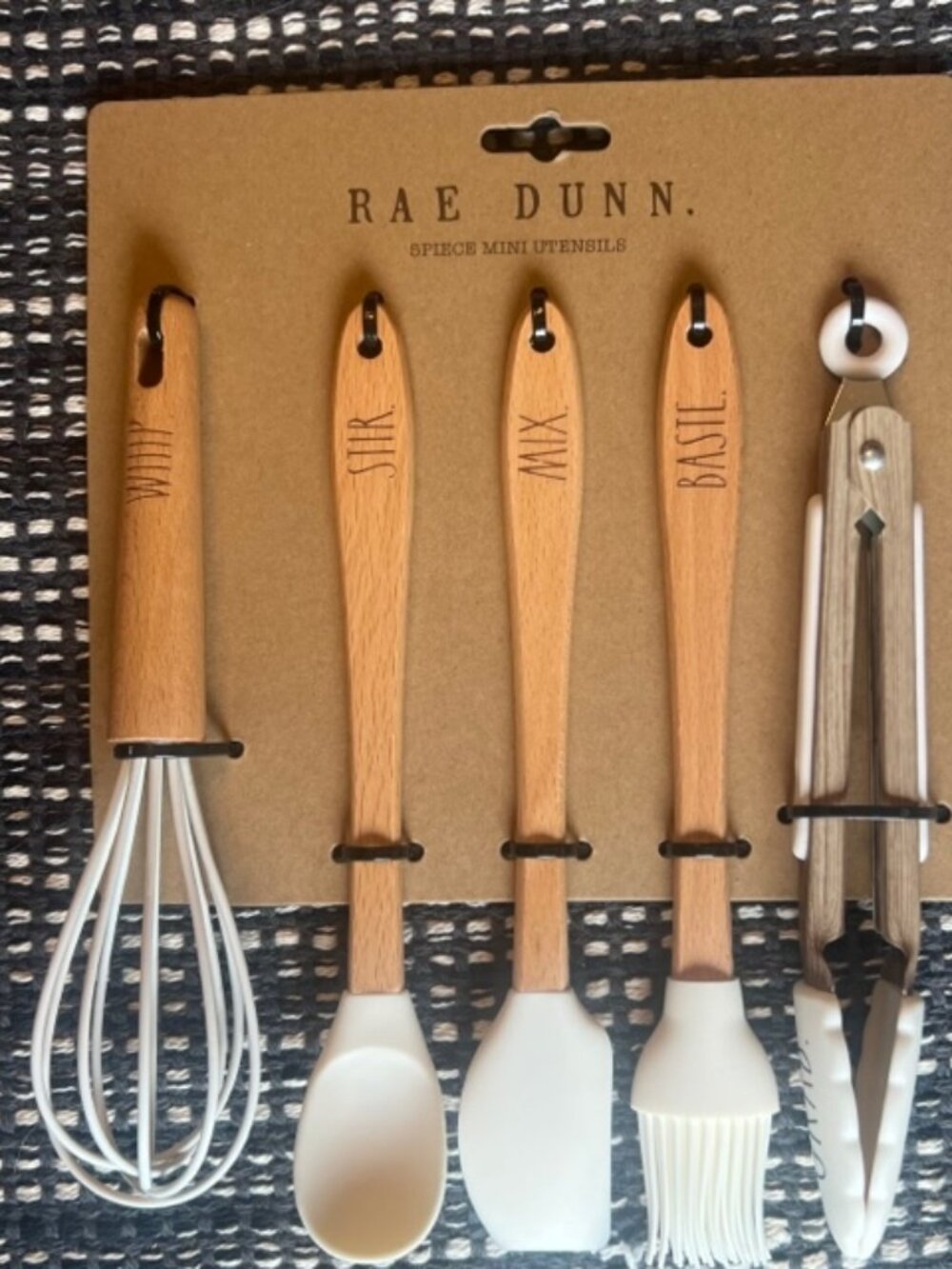 Rae Dunn 5 pc Mini Utensils Set NWT